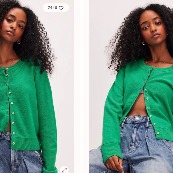 NWT Free people Nocturnal solid Cardi - Picture 5 of 11